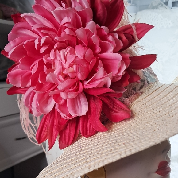 “Blushing Magnolia” – Romantic Kentucky Derby Statement Hat main image 9